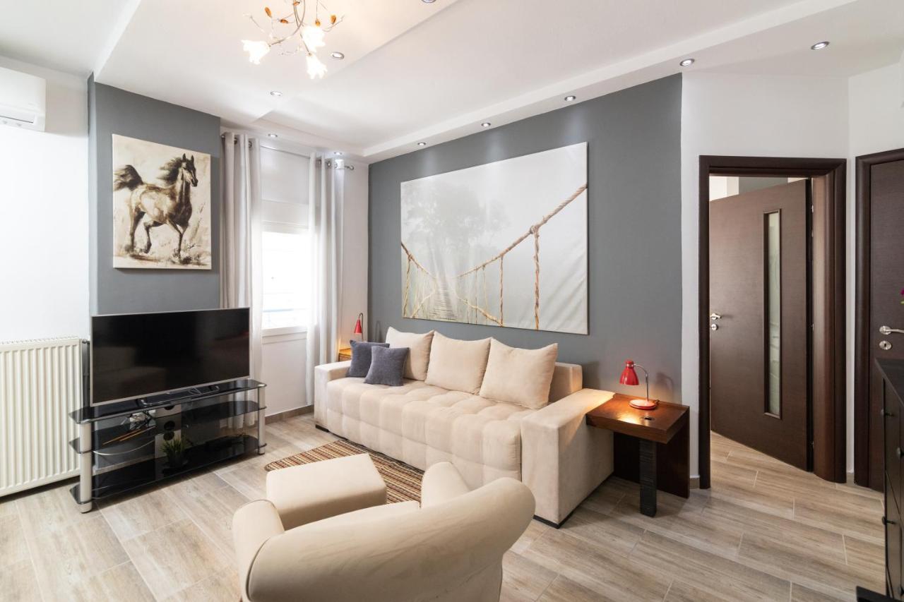 F & B Collection - Flat For 4 Apartman Szaloniki Kültér fotó