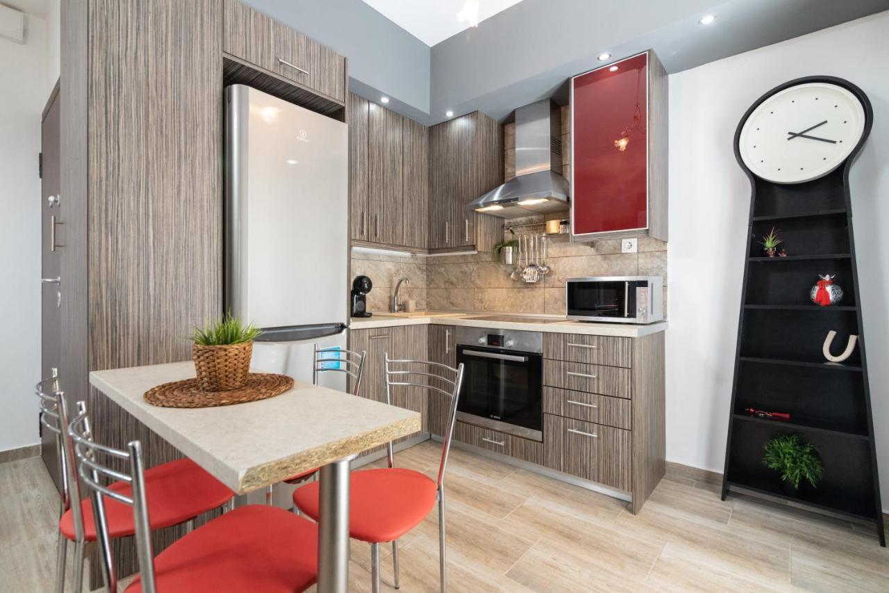 F & B Collection - Flat For 4 Apartman Szaloniki Kültér fotó